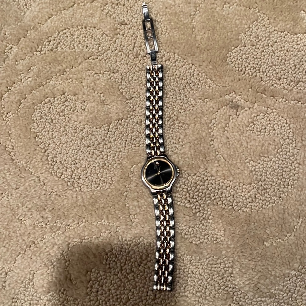 Ladies movado two tone watch